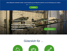 Tablet Screenshot of guetersloh.de
